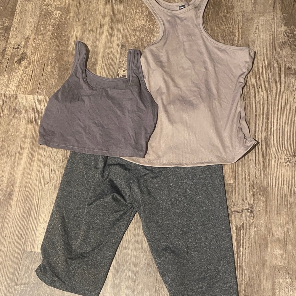 SHEIN Gray Bike Shorts